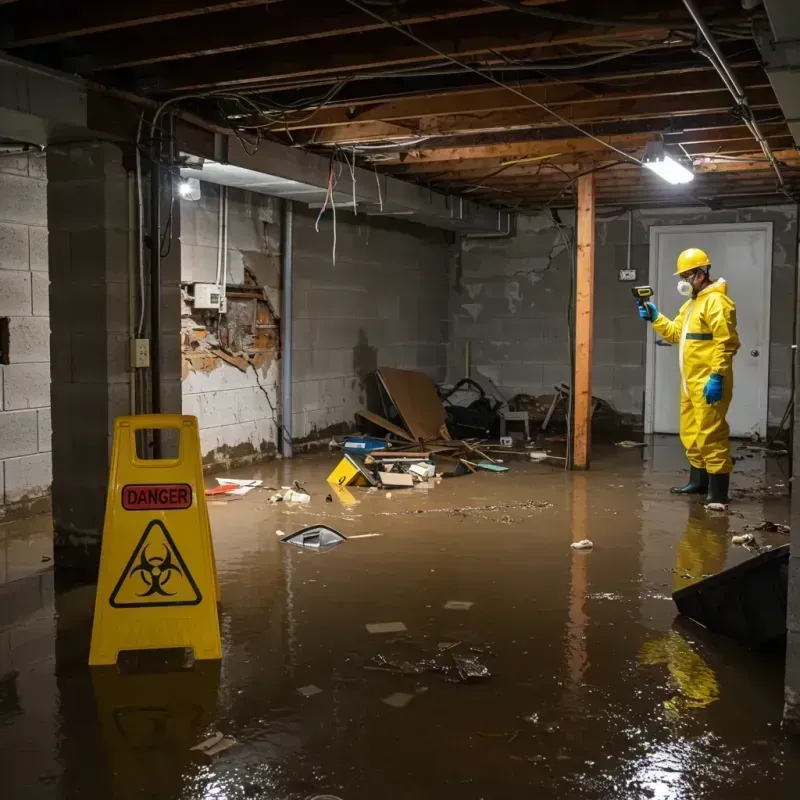 Flooded Basement Electrical Hazard in Danville, CA Property